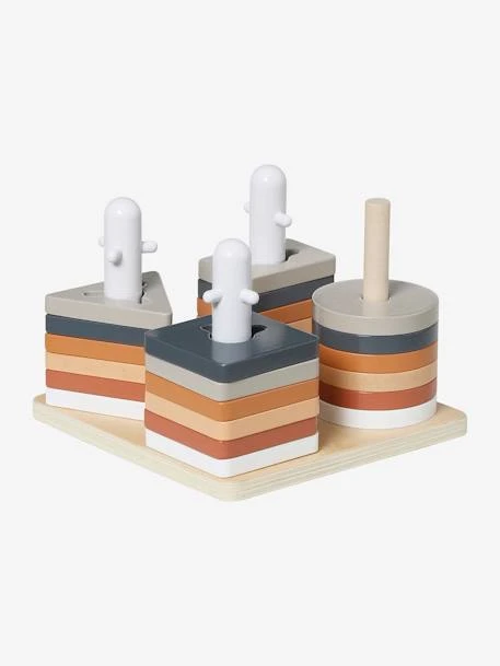 Jeu Des Formes à Empiler En Bois FSC® Multicolore - Petits Jouets - Vertbaudet 1 Jeu Des Formes à Empiler En Bois FSC® Multicolore - Petits Jouets - Vertbaudet