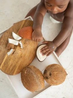 Jouet De Dentition Coco La Noix De Coco - OLI & CAROL Marron - Oli Et Carol -Boutique Ergobaby jouet de dentition coco la noix de coco oli carol 4