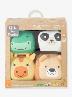 Les Dooballs - Set De 4 Balles Doudous - BABYTOLOVE Multicolore - 353