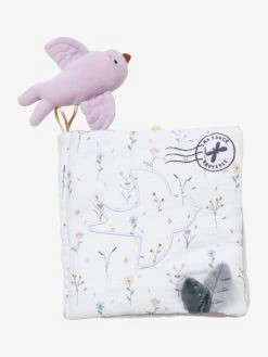 Livre D'activités En Gaze De Coton DOUCE PROVENCE Violet - Douce Provence - Vertbaudet -Boutique Ergobaby livre dactivites en gaze de coton douce provence 5