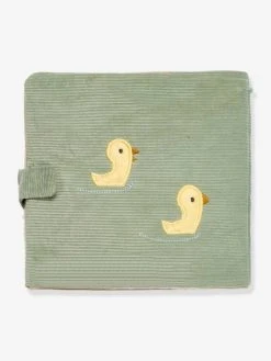Livre D'Eveil Little Goose - LITTLE DUTCH Vert - Little Dutch -Boutique Ergobaby livre deveil little goose little dutch 2