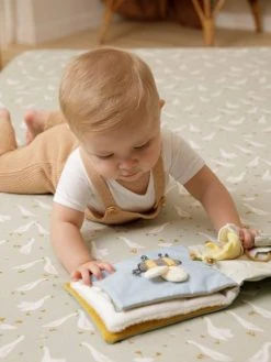 Livre D'Eveil Little Goose - LITTLE DUTCH Vert - Little Dutch -Boutique Ergobaby livre deveil little goose little dutch 3