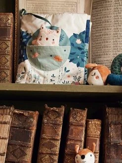 Livre D'éveil + Peluches En Velours Forêt Enchantée Multicolore - Vertbaudet -Boutique Ergobaby livre deveil peluches en velours foret enchantee 2