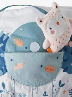 Livre D'éveil + Peluches En Velours Forêt Enchantée Multicolore - Vertbaudet -Boutique Ergobaby livre deveil peluches en velours foret enchantee 4