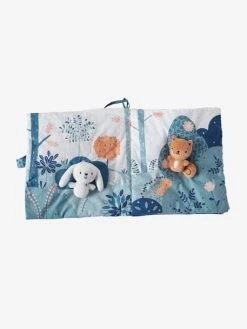 Livre D'éveil + Peluches En Velours Forêt Enchantée Multicolore - Vertbaudet -Boutique Ergobaby livre deveil peluches en velours foret enchantee 5