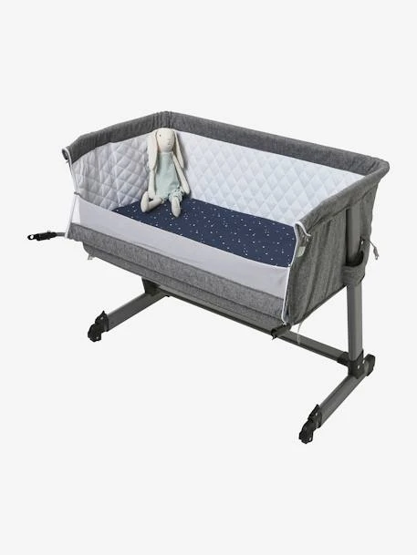 Lot De 2 Housses Pour Berceau Et Cododo En Coton Bio* Marine/écru - Vertbaudet 4 Lot De 2 Housses Pour Berceau Et Cododo En Coton Bio* Marine/écru - Vertbaudet – Image 4