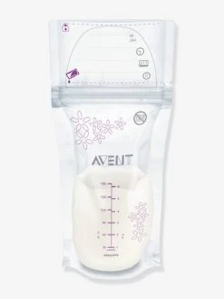Lot De 25 Sachets De Conservation Pour Lait Maternel Philips AVENT Transparent - Philips Avent