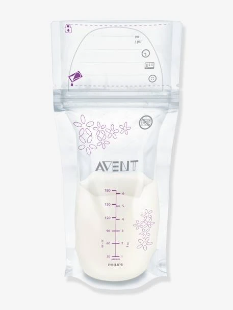 Lot De 25 Sachets De Conservation Pour Lait Maternel Philips AVENT Transparent - Philips Avent 1 Lot De 25 Sachets De Conservation Pour Lait Maternel Philips AVENT Transparent - Philips Avent