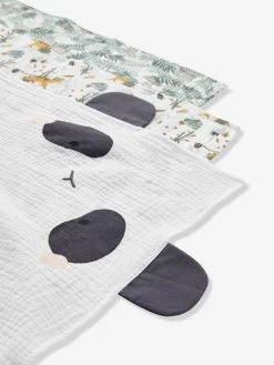 Lot De 3 Langes HANOÏ Vert / Multicolore - Vertbaudet 6 Lot De 3 Langes HANOÏ Vert / Multicolore - Vertbaudet -Boutique Ergobaby lot de 3 langes hanoi 2