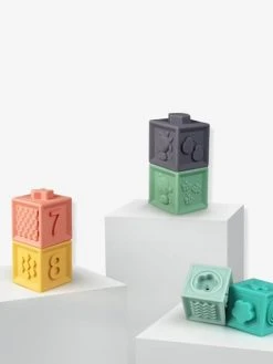 Mes Premiers Cubes éducatifs - Babytolove Pastel Multicolore - Baby To Love -Boutique Ergobaby mes premiers cubes educatifs babytolove 4