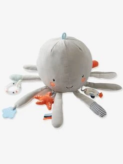 Peluche Pieuvre D'activités Géante Eau Salée Gris - Vertbaudet