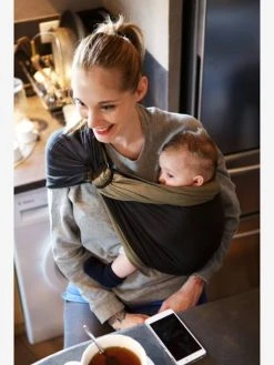 Petite écharpe Sans Noeud LOVE RADIUS Anthracite Olive - Love Radius JPMB 8 Petite écharpe Sans Noeud LOVE RADIUS Anthracite Olive - Love Radius JPMB -Boutique Ergobaby petite echarpe sans noeud love radius 2