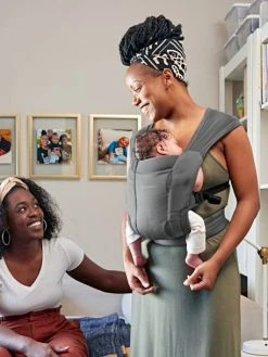 Porte-bébé Embrace Soft Air Flex ERGOBABY Gris - Ergobaby -Boutique Ergobaby porte bebe embrace soft air flex ergobaby 4