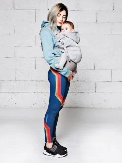 Porte-bébé Hoodie Carrier LOVE RADIUS By JE PORTE MON BEBE Gris Athletic - Love Radius JPMB