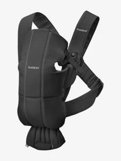 Porte-bébé Mini En Coton BABYBJORN Noir - Baby Bjorn -Boutique Ergobaby porte bebe mini en coton babybjorn 2