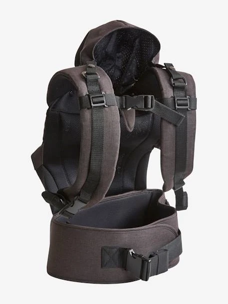 Porte-bébé Physiologique Vertbaudet Gris Anthracite - Vertbaudet 4 Porte-bébé Physiologique Vertbaudet Gris Anthracite - Vertbaudet – Image 4