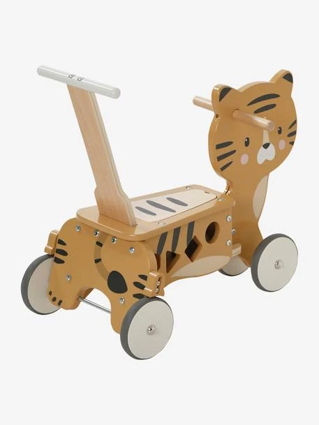 Porteur Chariot De Marche 2 En 1 En Bois FSC® Bois - Vertbaudet 2 Porteur Chariot De Marche 2 En 1 En Bois FSC® Bois - Vertbaudet – Image 2