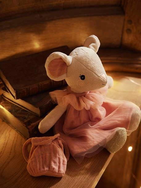 Poupée Souris Et Son Sac à Dos Pour Dent De Lait Blanc - Vertbaudet 2 Poupée Souris Et Son Sac à Dos Pour Dent De Lait Blanc - Vertbaudet – Image 2