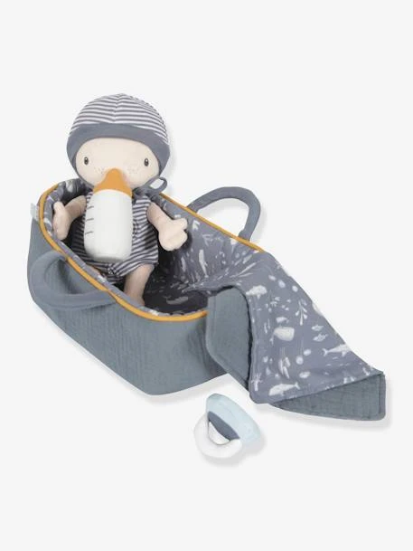 Poupon LITTLE DUTCH Bébé Jim Et Ses Accessoires Bleu - Little Dutch 1 Poupon LITTLE DUTCH Bébé Jim Et Ses Accessoires Bleu - Little Dutch