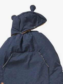 Protège Porte-bébé Doudoune Gris - Vertbaudet -Boutique Ergobaby protege porte bebe doudoune 2