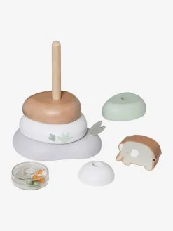 Pyramide à Empiler En Bois FSC® Rose - Vertbaudet -Boutique Ergobaby pyramide a empiler en bois fsc 4