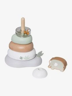 Pyramide à Empiler En Bois FSC® Rose - Vertbaudet -Boutique Ergobaby pyramide a empiler en bois fsc 5