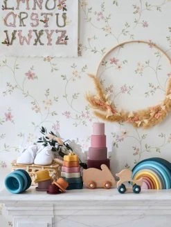 Pyramide à Empiler En Silicone Multicolor - Vertbaudet -Boutique Ergobaby pyramide a empiler en silicone 4