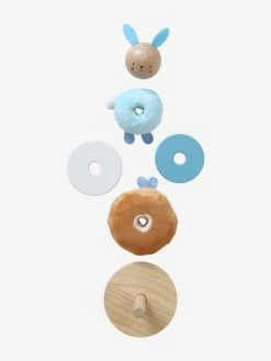 Pyramide à Empiler Tissu Et Bois FSC® Bleu - Vertbaudet 11 Pyramide à Empiler Tissu Et Bois FSC® Bleu - Vertbaudet -Boutique Ergobaby pyramide a empiler tissu et bois fsc 5