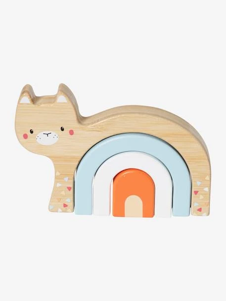 Set De 3 Jouets En Bambou Multicolore - Vertbaudet 4 Set De 3 Jouets En Bambou Multicolore - Vertbaudet – Image 4