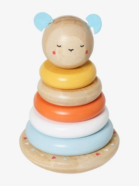 Set De 3 Jouets En Bambou Multicolore - Vertbaudet 5 Set De 3 Jouets En Bambou Multicolore - Vertbaudet – Image 5