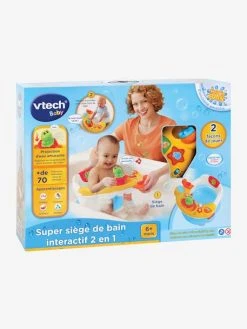 Super Siège De Bain Interactif 2 En 1 VTECH Multicolore - Toutes Les Marques -Boutique Ergobaby super siege de bain interactif 2 en 1 vtech 3