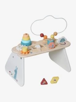 Table Basse D'activités Nuage Les Amis De La Forêt En Bois FSC® Blanc - Vertbaudet -Boutique Ergobaby table basse dactivites nuage les amis de la foret en bois fsc 2