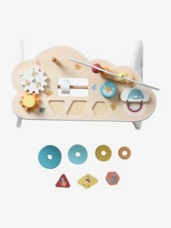 Table Basse D'activités Nuage Les Amis De La Forêt En Bois FSC® Blanc - Vertbaudet -Boutique Ergobaby table basse dactivites nuage les amis de la foret en bois fsc 3