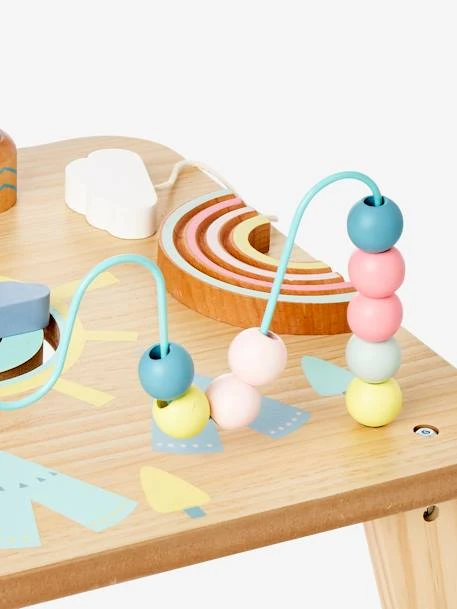 Table D'activités Petits Sioux En Bois FSC® Multicolore - Vertbaudet 6 Table D'activités Petits Sioux En Bois FSC® Multicolore - Vertbaudet – Image 6