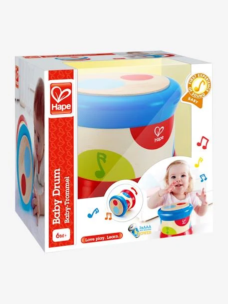Tambour Pour Bébé HAPE Rouge - Hape 4 Tambour Pour Bébé HAPE Rouge - Hape – Image 4