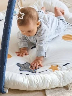 Tapis D'éveil Avec Arches CÉLESTE Beige - Vertbaudet -Boutique Ergobaby tapis deveil avec arches celeste 4