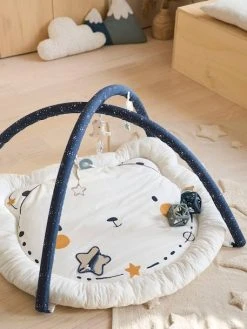 Tapis D'éveil Avec Arches CÉLESTE Beige - Vertbaudet -Boutique Ergobaby tapis deveil avec arches celeste 5