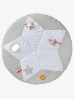 Tapis D'éveil Pluie D'étoiles Blanc Imprimé - Vertbaudet -Boutique Ergobaby tapis deveil pluie detoiles 3