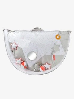 Tapis D'éveil Pluie D'étoiles Blanc Imprimé - Vertbaudet -Boutique Ergobaby tapis deveil pluie detoiles 4