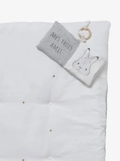 Tapis D'éveil Sans Arche, En Gaze De Coton Bio* MINI COMPAGNIE Gris - Vertbaudet -Boutique Ergobaby tapis deveil sans arche en gaze de coton bio mini compagnie 2