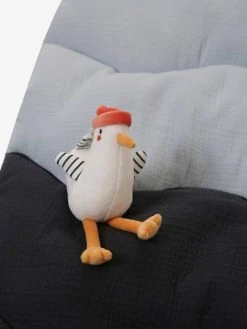 Tapis D'éveil Souple Sans Arche LEON SUR LE PONTON Bleu - Vertbaudet -Boutique Ergobaby tapis deveil souple sans arche leon sur le ponton 4