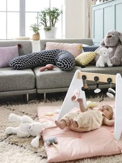 Tapis D'éveil Souple Sans Arche Sweet Fun Rose Imprimé - Vertbaudet -Boutique Ergobaby tapis deveil souple sans arche sweet fun 2