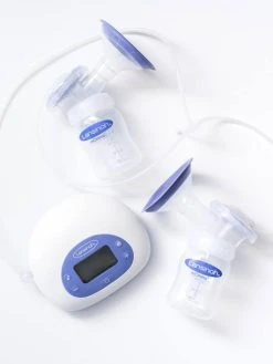 Tire-lait électrique 2 En 1 LANSINOH Transparent/lilas - Lansinoh -Boutique Ergobaby tire lait electrique 2 en 1 lansinoh 3