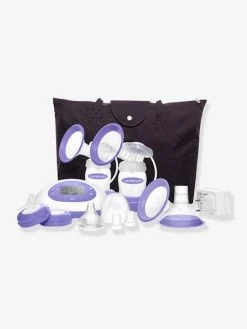Tire-lait électrique 2 En 1 LANSINOH Transparent/lilas - Lansinoh -Boutique Ergobaby tire lait electrique 2 en 1 lansinoh 4