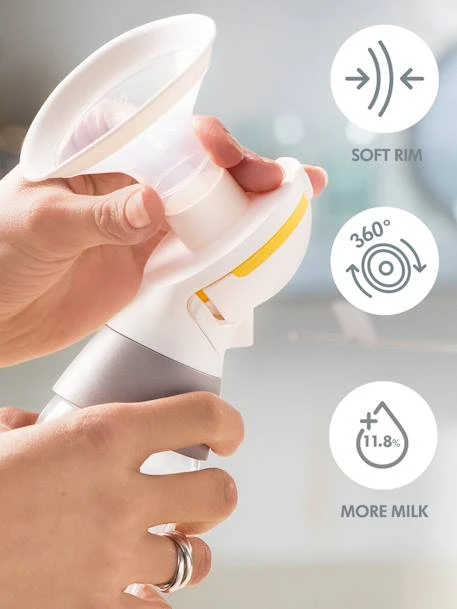 Tire-lait électrique Double Rechargeable Swing Maxi MEDELA + 2 Téterelles Blanc/jaune - Medela 3 Tire-lait électrique Double Rechargeable Swing Maxi MEDELA + 2 Téterelles Blanc/jaune - Medela – Image 3