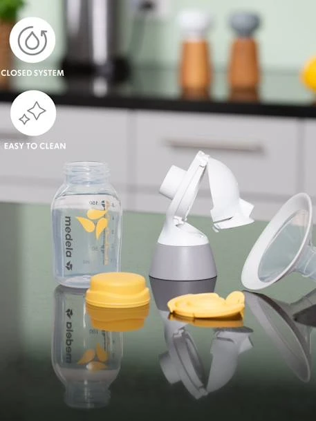 Tire-lait électrique Double Rechargeable Swing Maxi MEDELA + 2 Téterelles Blanc/jaune - Medela 5 Tire-lait électrique Double Rechargeable Swing Maxi MEDELA + 2 Téterelles Blanc/jaune - Medela – Image 5