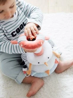 Tour à Empiler En Tissu LEON SUR LE PONTON Multicolore - Vertbaudet -Boutique Ergobaby tour a empiler en tissu leon sur le ponton 5