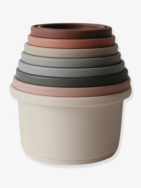 Tour à Empiler - MUSHIE Rose - Mushie 2 Tour à Empiler - MUSHIE Rose - Mushie – Image 2