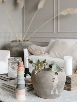 Tour à Empiler - MUSHIE Rose - Mushie 9 Tour à Empiler - MUSHIE Rose - Mushie -Boutique Ergobaby tour a empiler mushie 3