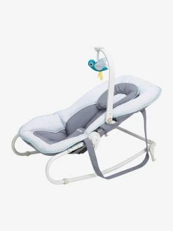 Transat BABYMOOV Graphik Avec Arche De Jeux Gris/pêche - Babymoov -Boutique Ergobaby transat babymoov graphik avec arche de jeux 3